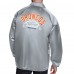 Denver Broncos Starter Gray Retro Logo Raglan Coaches Full-Snap Jacket