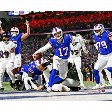 Josh Allen Buffalo Bills Unsigned Fanatics Authentic 2024 Playoffs Divisional Round Touchdown Photograph