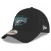 Бейсболка Philadelphia Eagles New Era 2024 NFC Champions 9FORTY - Black