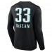 Футболка с длинным рукавом Cooper DeJean Philadelphia Eagles Team Wordmark Name & Number - Black