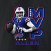 Футболка Buffalo Bills Josh Allen Black 2024 NFL MVP