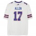 Игровая джерси Josh Allen Buffalo Bills Autographed Fanatics Authentic Nike White Game