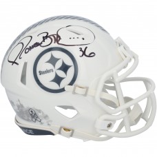 Jerome Bettis Pittsburgh Steelers Autographed Fanatics Authentic Riddell 2024 Salute to Service Speed Mini Helmet