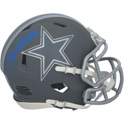 Tony Dorsett Dallas Cowboys Autographed Fanatics Authentic Riddell Slate Speed Mini Helmet