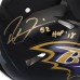 Ray Lewis Baltimore Ravens Autographed Fanatics Authentic Riddell Speed Authentic Helmet with HOF 18 Inscription