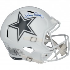 Tony Dorsett Dallas Cowboys Autographed Fanatics Authentic Riddell 2024 Salute To Service Speed Replica Helmet