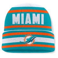 Miami Dolphins Fanatics Aqua Center Cuffed Knit Hat