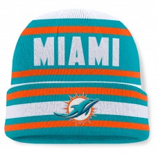 Miami Dolphins Fanatics Aqua Center Cuffed Knit Hat