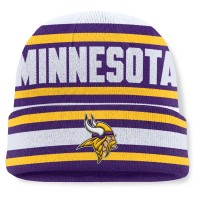 Minnesota Vikings Fanatics Purple Center Cuffed Knit Hat
