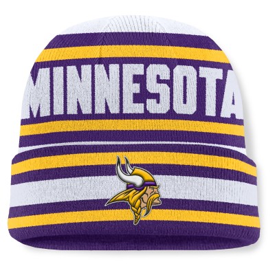 Minnesota Vikings Fanatics Purple Center Cuffed Knit Hat