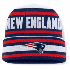 New England Patriots Fanatics Navy Center Cuffed Knit Hat