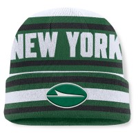 New York Jets Fanatics Green Center Cuffed Knit Hat