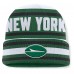 New York Jets Fanatics Green Center Cuffed Knit Hat New York Jets Fanatics Green Center Cuffed Knit Hat