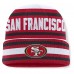 San Francisco 49ers Fanatics Scarlet Center Cuffed Knit Hat
