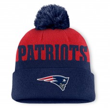 Шапка с помпоном New England Patriots Fanatics Navy Punter
