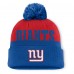 Шапка с помпоном New York Giants Fanatics Royal Punter