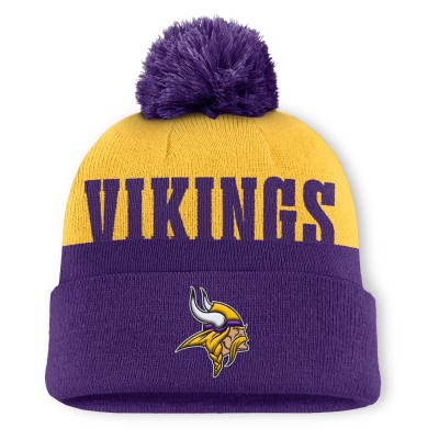 Шапка с помпоном Minnesota Vikings Fanatics Purple Punter
