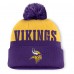 Шапка с помпоном Minnesota Vikings Fanatics Purple Punter