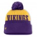 Шапка с помпоном Minnesota Vikings Fanatics Purple Punter