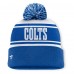 Шапка с помпоном Indianapolis Colts Fanatics Royal Center