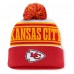 Шапка с помпоном Kansas City Chiefs Fanatics Red Center