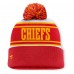 Шапка с помпоном Kansas City Chiefs Fanatics Red Center