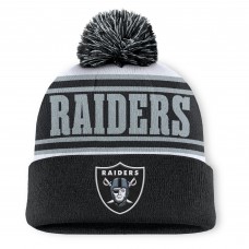 Шапка с помпоном Las Vegas Raiders Fanatics Black Center Шапка с помпоном Las Vegas Raiders Fanatics Black Center