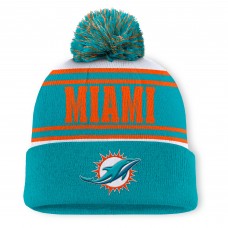 Шапка с помпоном Miami Dolphins Fanatics Aqua Center