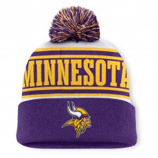Шапка с помпоном Minnesota Vikings Fanatics Purple Center