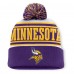 Шапка с помпоном Minnesota Vikings Fanatics Purple Center