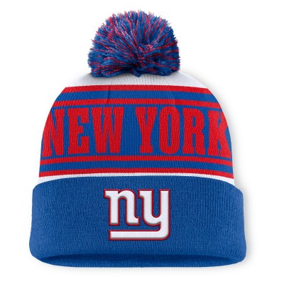 Шапка с помпоном New York Giants Fanatics Royal Center