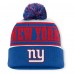 Шапка с помпоном New York Giants Fanatics Royal Center