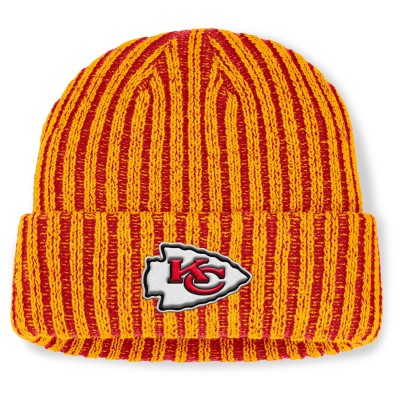Kansas City Chiefs Fanatics Red/Gold Field Judge Cuffed Knit Hat
