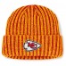 Kansas City Chiefs Fanatics Red/Gold Field Judge Cuffed Knit Hat Kansas City Chiefs Fanatics Red/Gold Field Judge Cuffed Knit Hat