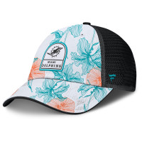 Бейсболка Miami Dolphins Fanatics White/Black Tropical
