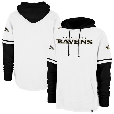 Шорты Толстовка Baltimore Ravens 47 White Trifectatop