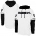 Las Vegas Raiders 47 White Trifecta Shortstop Pullover Hoodie