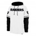 Las Vegas Raiders 47 White Trifecta Shortstop Pullover Hoodie