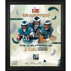 Philadelphia Eagles Fanatics Authentic Super Bowl LIX Champions Framed 20 x 24 Collage with Game-Used Confetti - Limited Edition of 2025