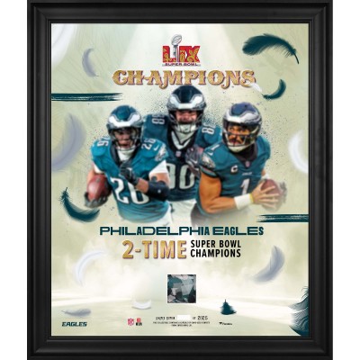 Philadelphia Eagles Fanatics Authentic Super Bowl LIX Champions Framed 20 x 24 Collage with Game-Used Confetti - Limited Edition of 2025