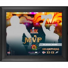 Jalen Hurts Philadelphia Eagles Facsimile Signature Fanatics Authentic Super Bowl LIX MVP Framed 13 x 16 Champions Collage with a Piece of Game-Used Football - Limited Edition of 500