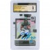 Breece Hall New York Jets Autographed 2022 Panini Clearly Donruss #64 CGC Fanatics Witnessed Authenticated 9/10 Rookie Card