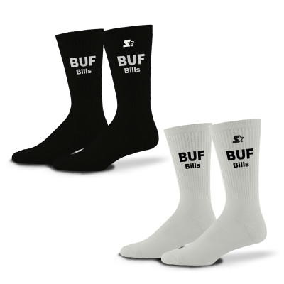 Носки Unisex Buffalo Bills Starter Black/White Assist 2 Pack