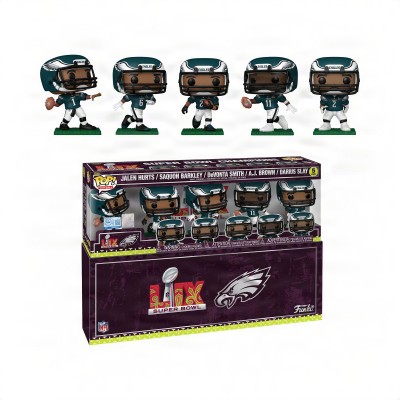 Philadelphia Eagles Funko Super Bowl LIX Champions Fanatics Exclusive POP! Vinyl Figure Five-Pack