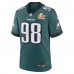 Игровая джерси Jalen Carter Philadelphia Eagles Nike Super Bowl LIX Game Player - Midnight Green