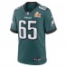 Игровая джерси Lane Johnson Philadelphia Eagles Nike Super Bowl LIX Game Player - Midnight Green