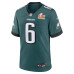 Игровая джерси DeVonta Smith Philadelphia Eagles Nike Super Bowl LIX Game Player - Midnight Green