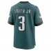 Игровая джерси Nolan Smith Philadelphia Eagles Nike Super Bowl LIX Game Player - Midnight Green