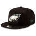 Бейсболка Philadelphia Eagles New Era Super Bowl LIX Champions Side Patch 9FIFTY Snapback - Black