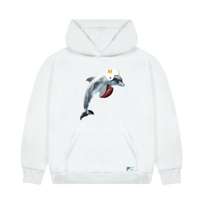 Miami Dolphins GOLF WANG White Cutout Hoodie